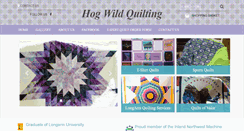 Desktop Screenshot of hogwildquilting.com